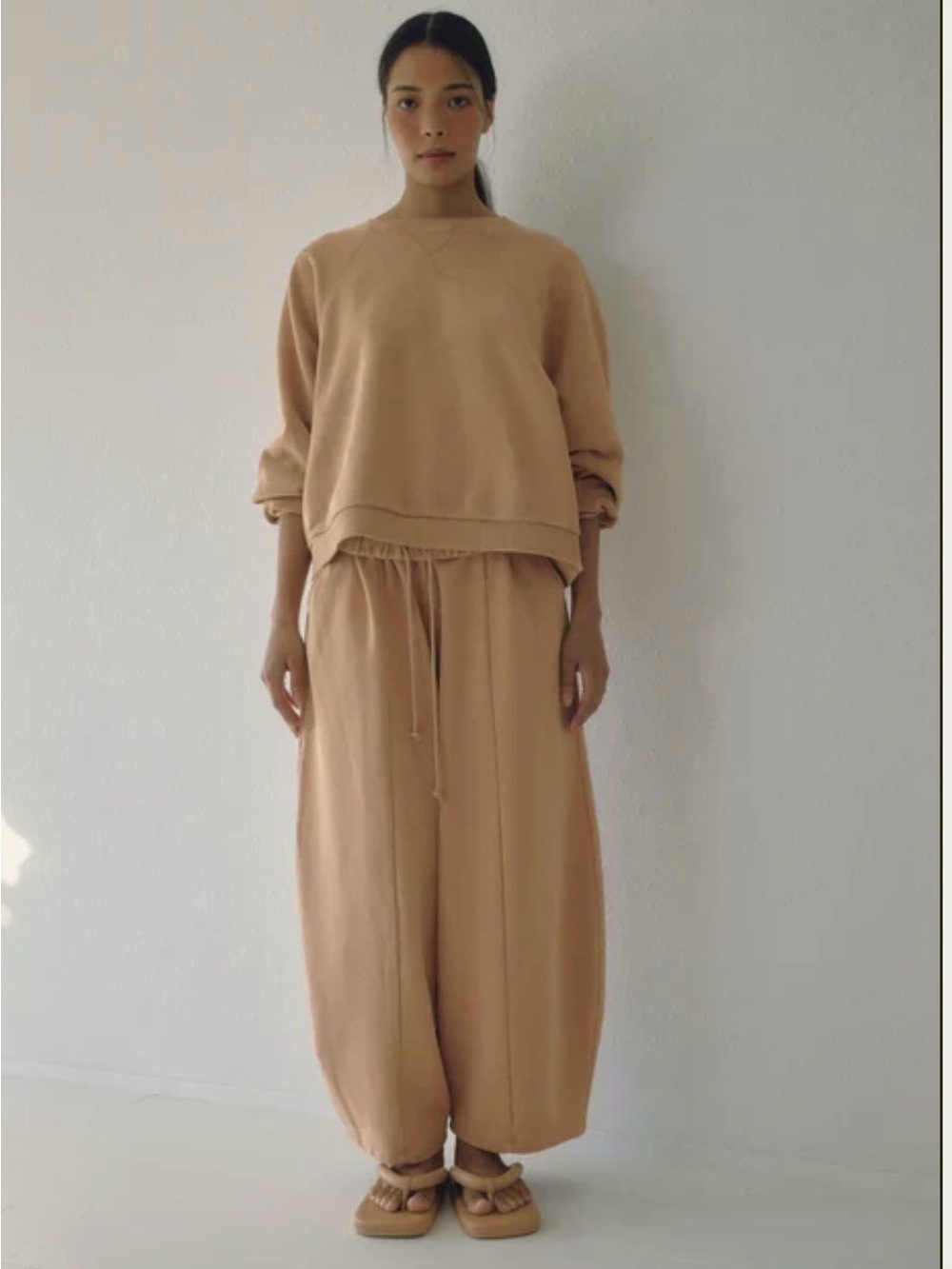 Boheme goods raglan and barrel sweat pants set